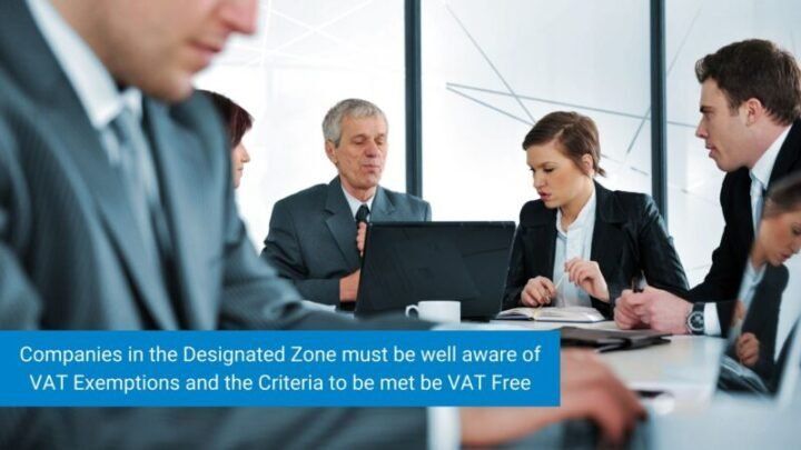VAT exempted Free Zone in UAE