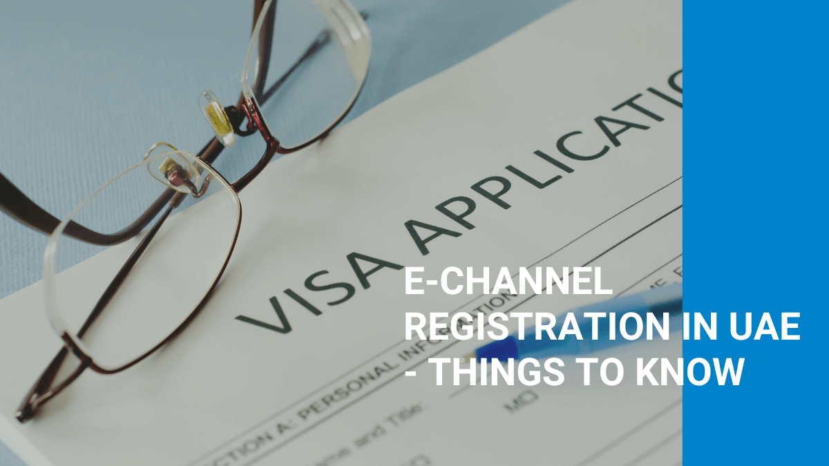 e-Channel Registration in UAE