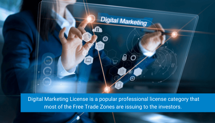 Digital Marketing License in Free Zones