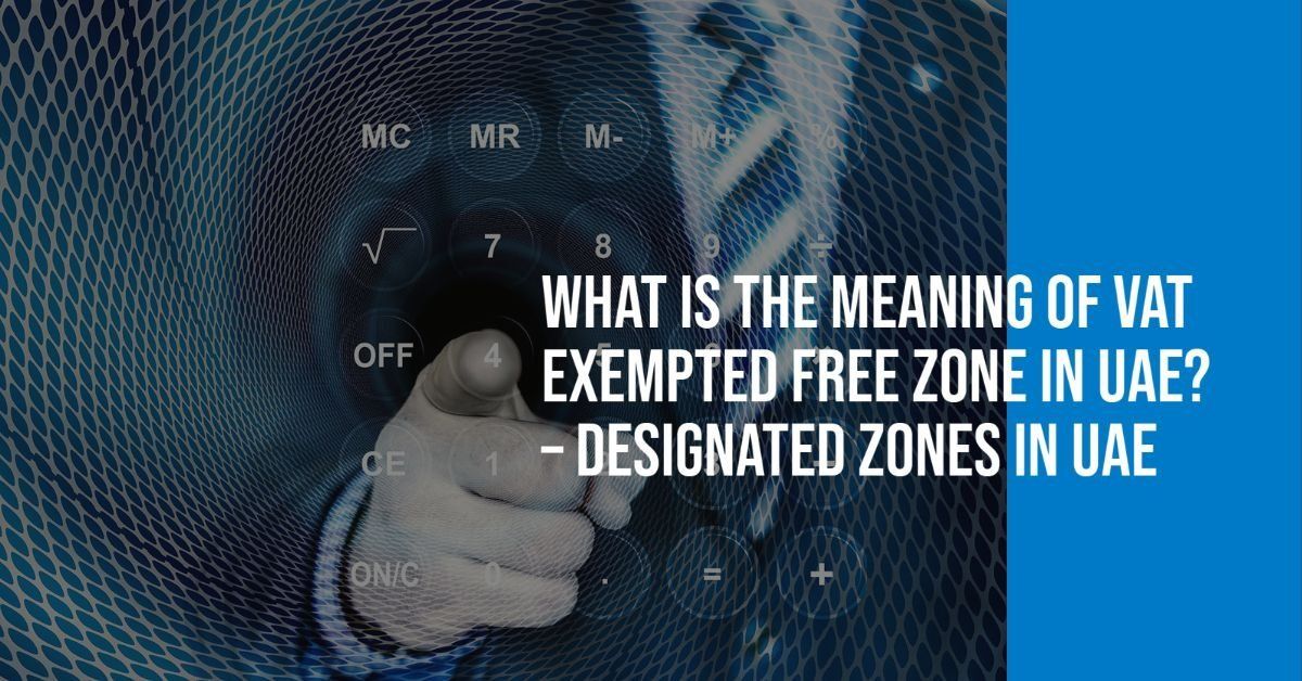 What is the meaning of VAT exempted Free Zone in UAE?