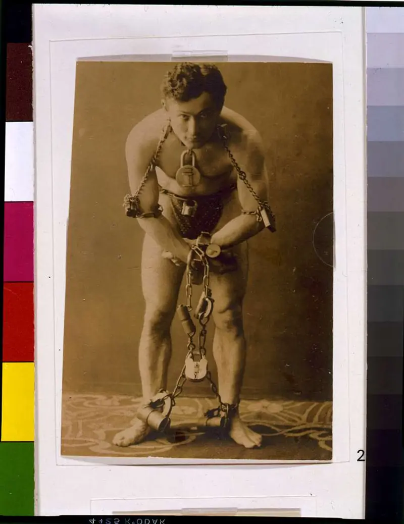 Harry Houdini, full-length portrait, standing, facing