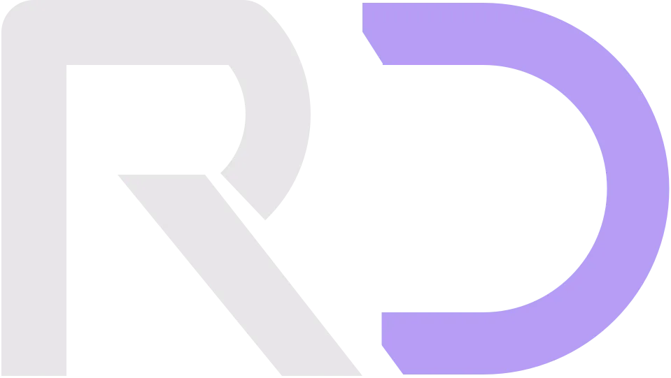 Reavis Digital logo on dark background