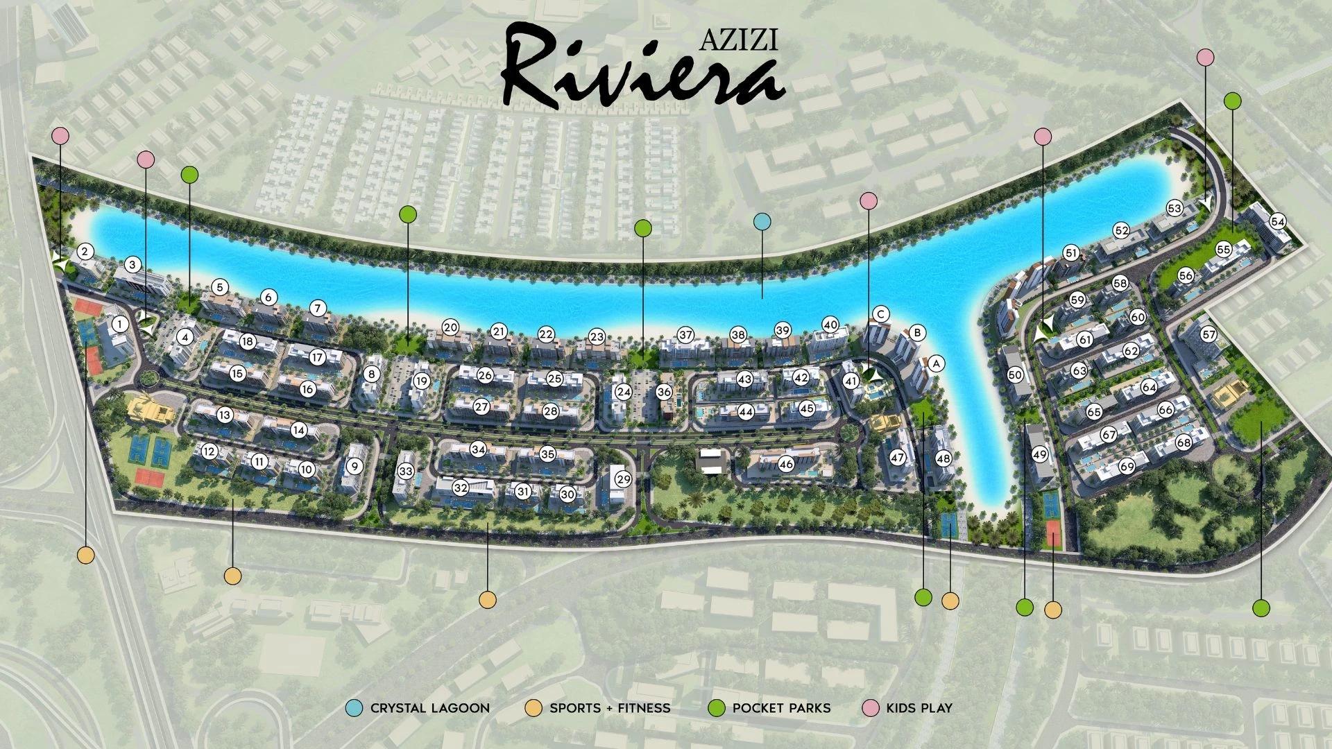 Masterplan AZIZI RIVIERA