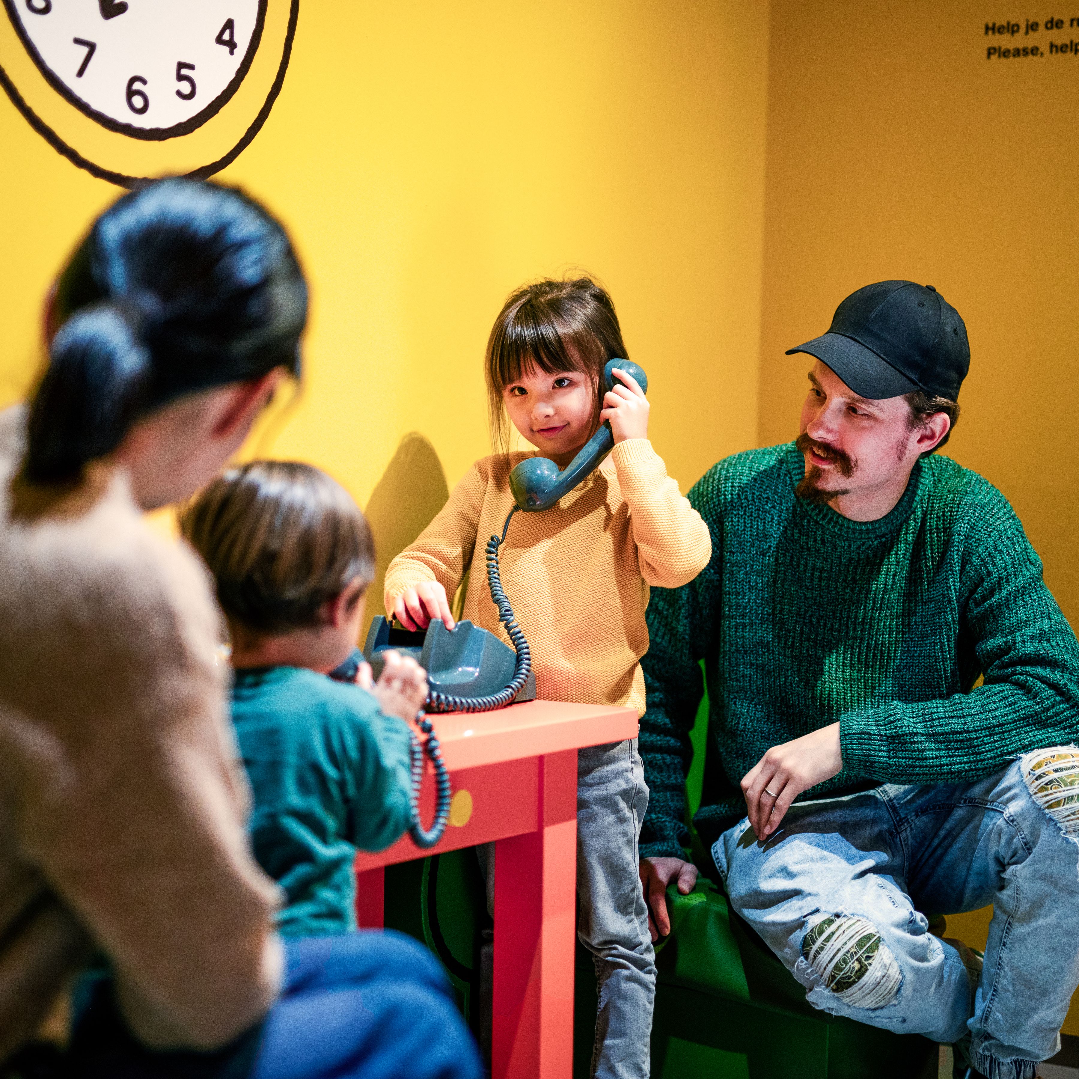 child on the phone