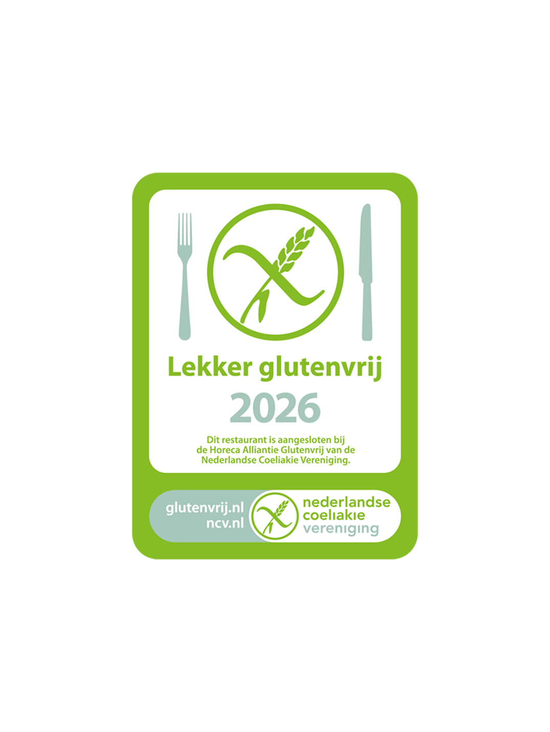 lekker glutenvrij keurmerk