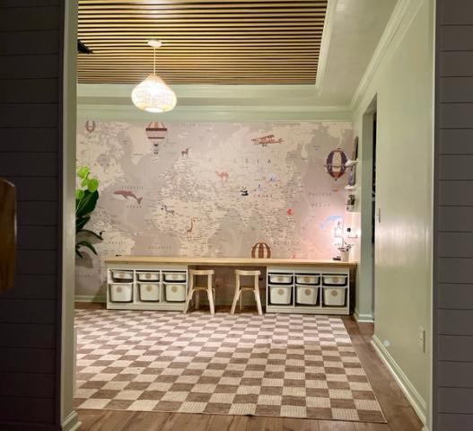 The Design Behind This Calm and Functional Kids’ Playroom