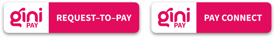 Gini Product Labels Request to pay and Pay connect