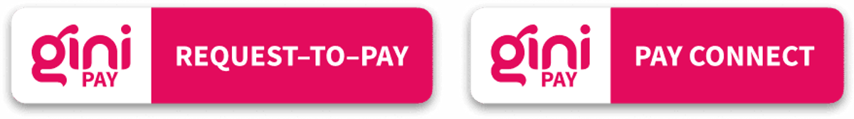 Gini Product Labels Request to pay and Pay connect