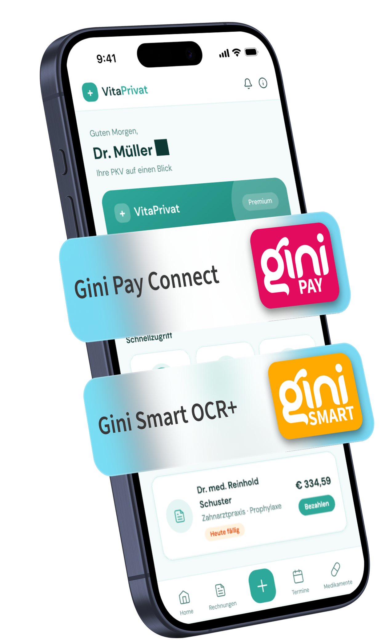Gini Pay Connect und Gini Smart OCR+