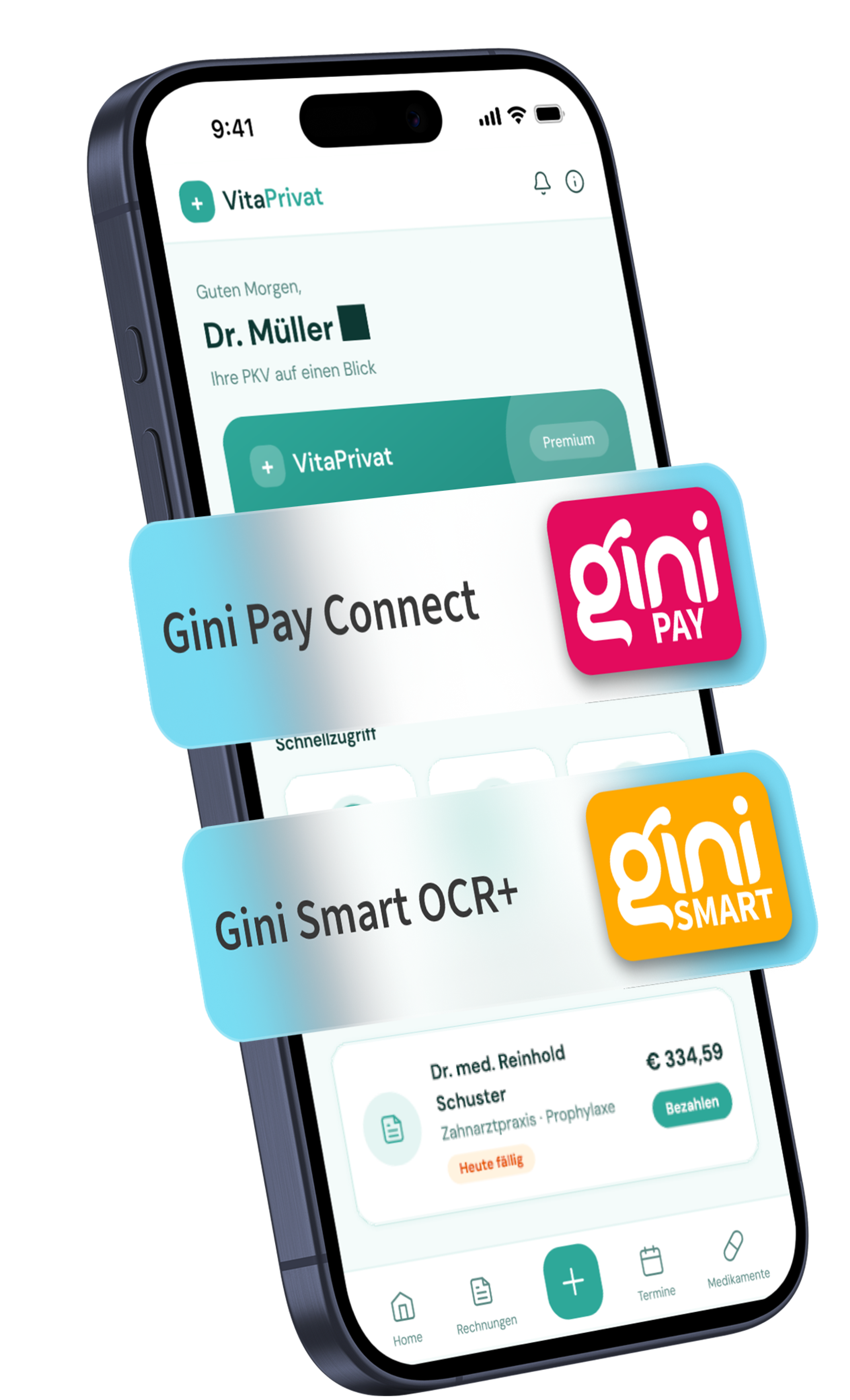 Gini Pay Connect und Gini Smart OCR+