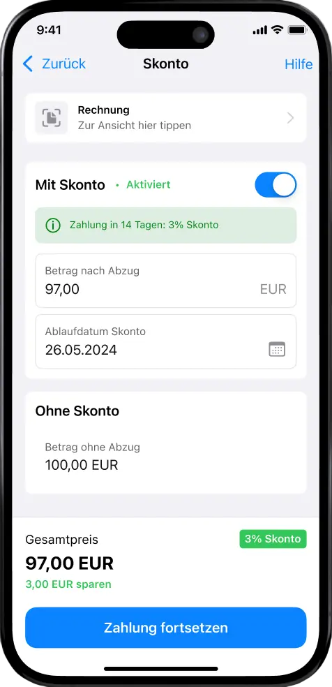 Der intelligente Skonto-Rechner der Zukunft