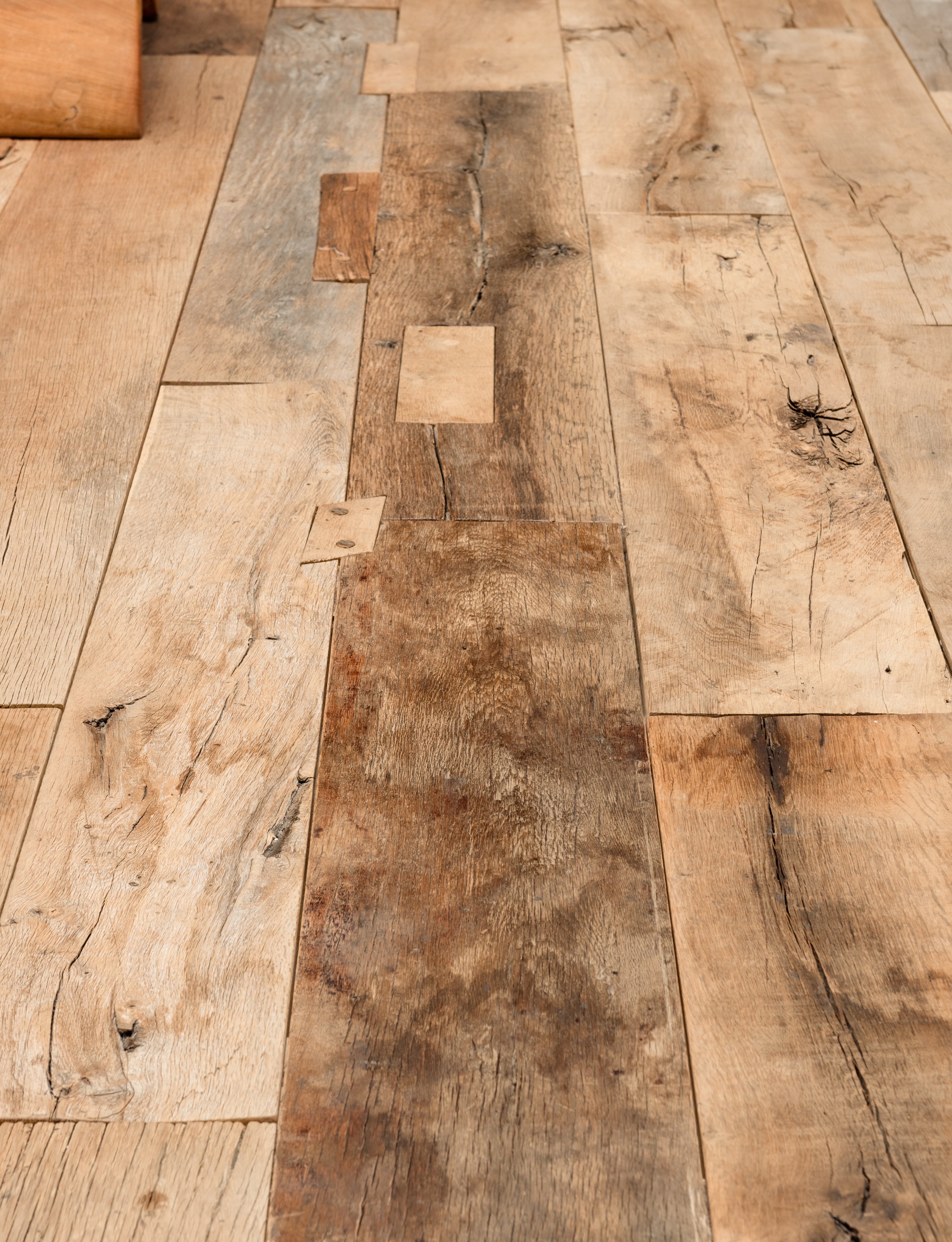 Detail of the Manhattan Loft oak staircase
