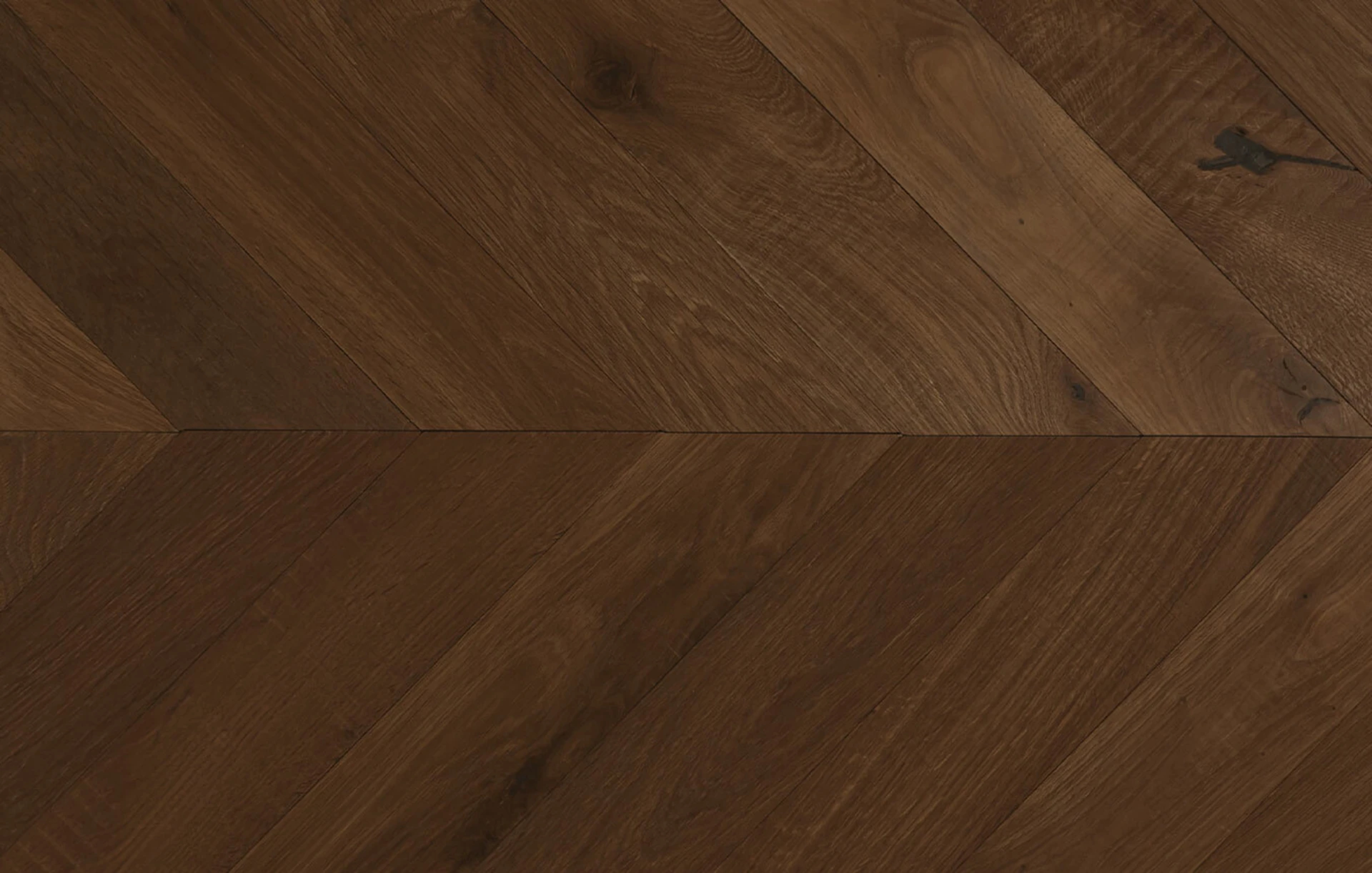 Detail of the Quissac aged oak floor at EDEN