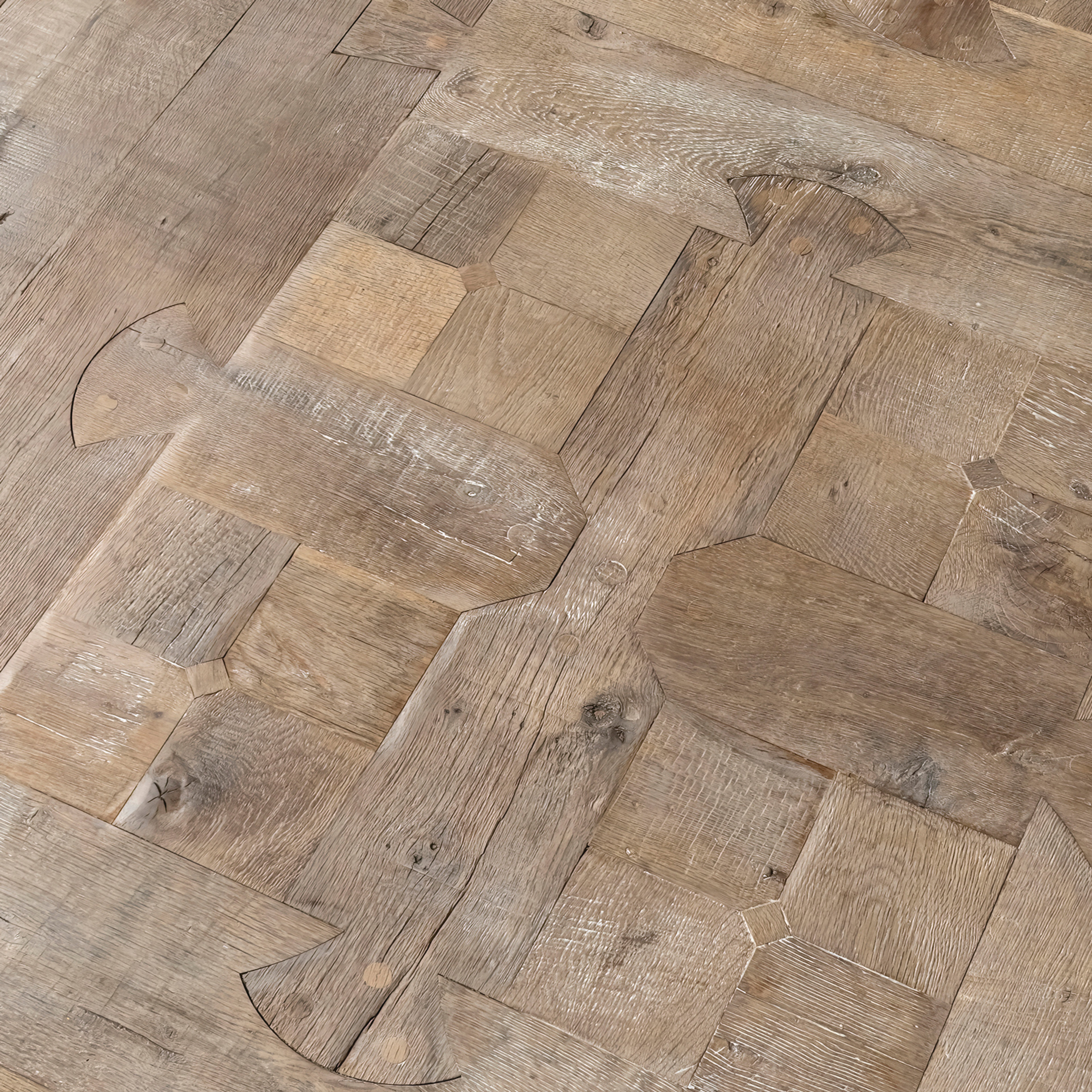 Reclaimed wood detail inside The Chapel