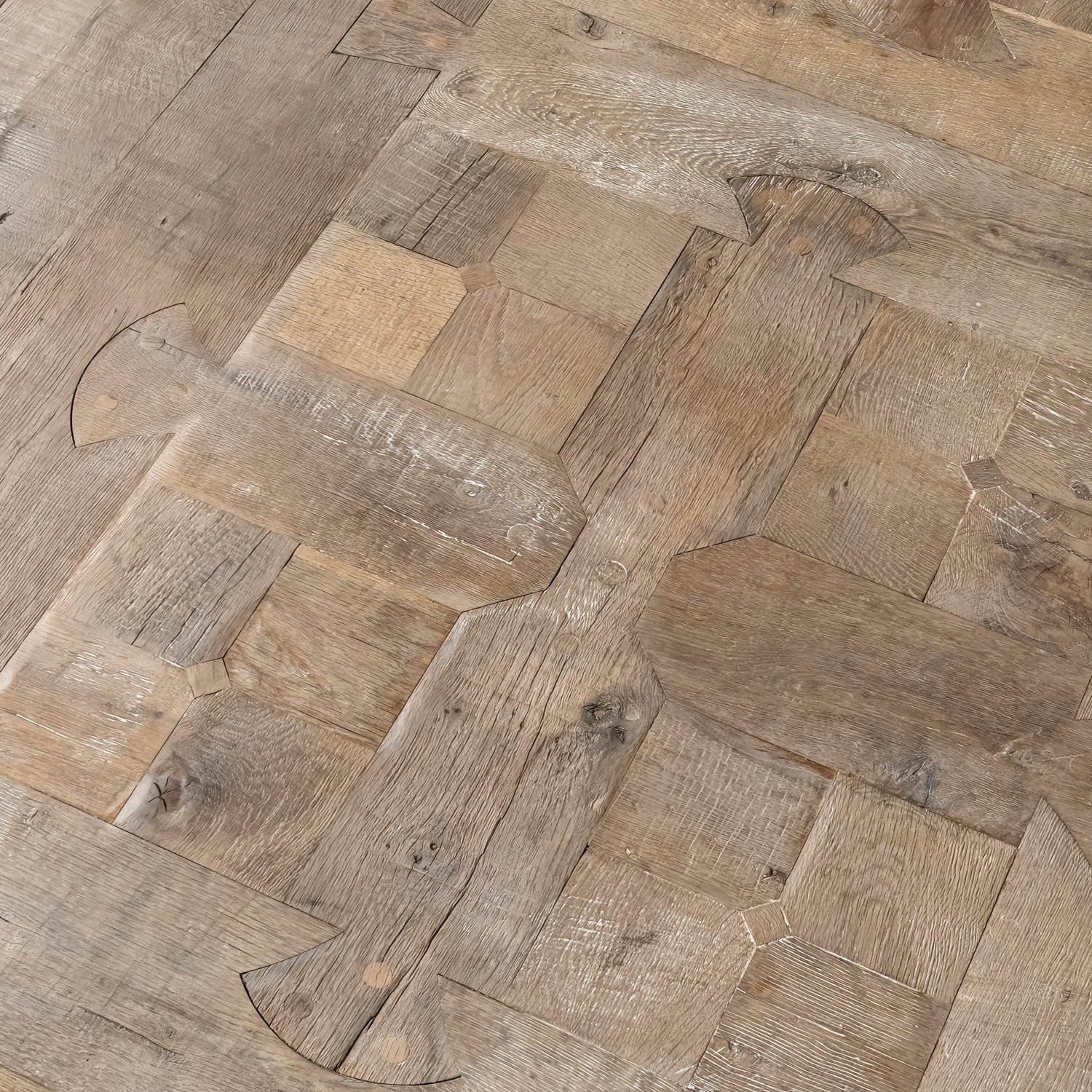 Reclaimed wood detail inside The Chapel