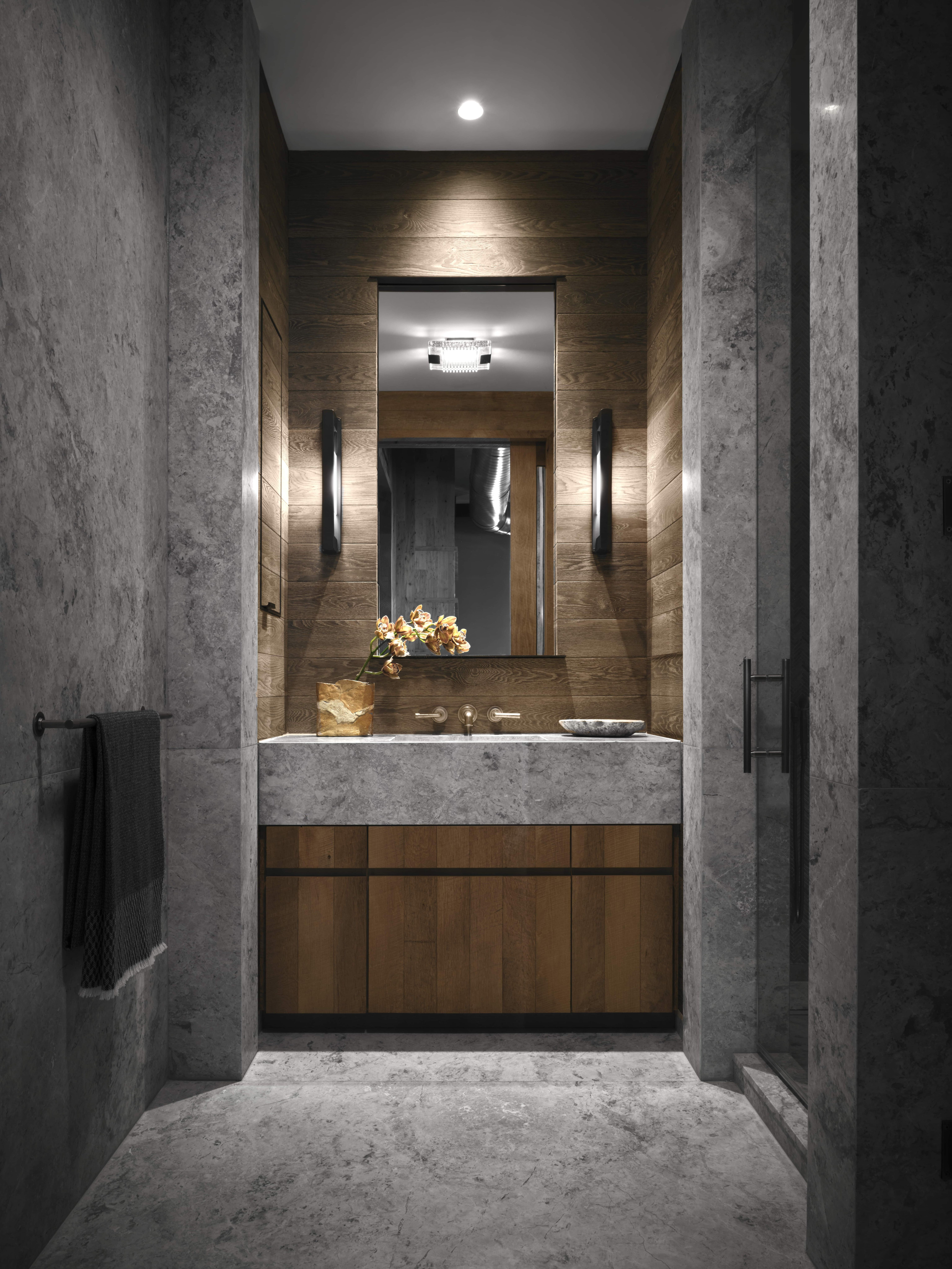 Moth II European larch plank flooring