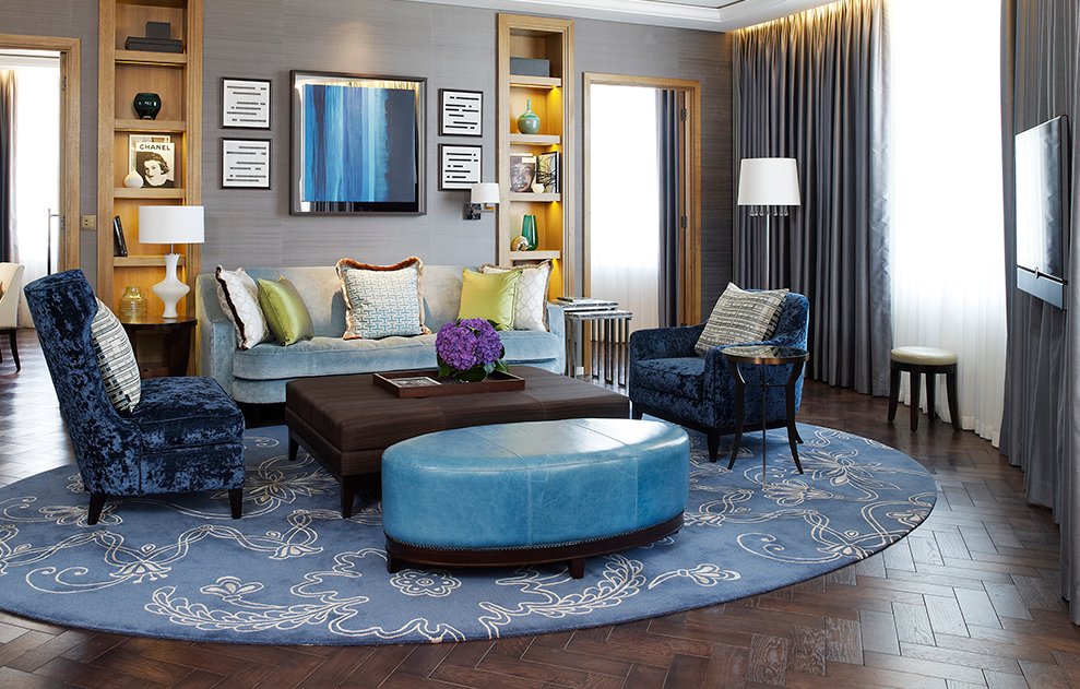 Bespoke wood flooring detail at the Corinthia