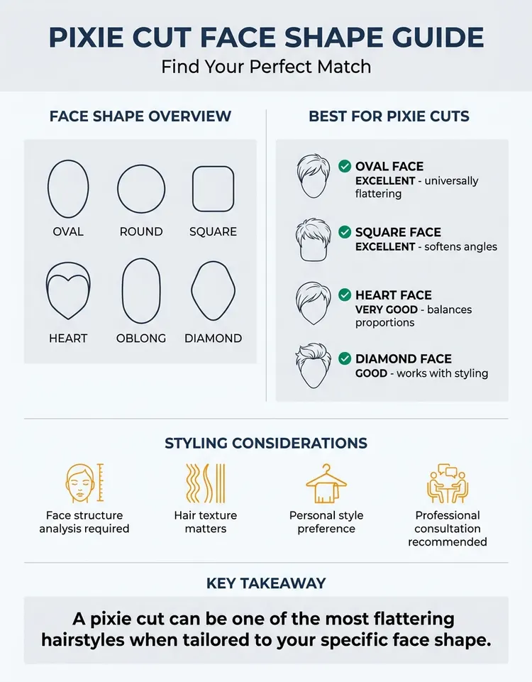 Pixie Cut Face Shape Guide: Which Face Shapes Suit a Pixie Haircut?