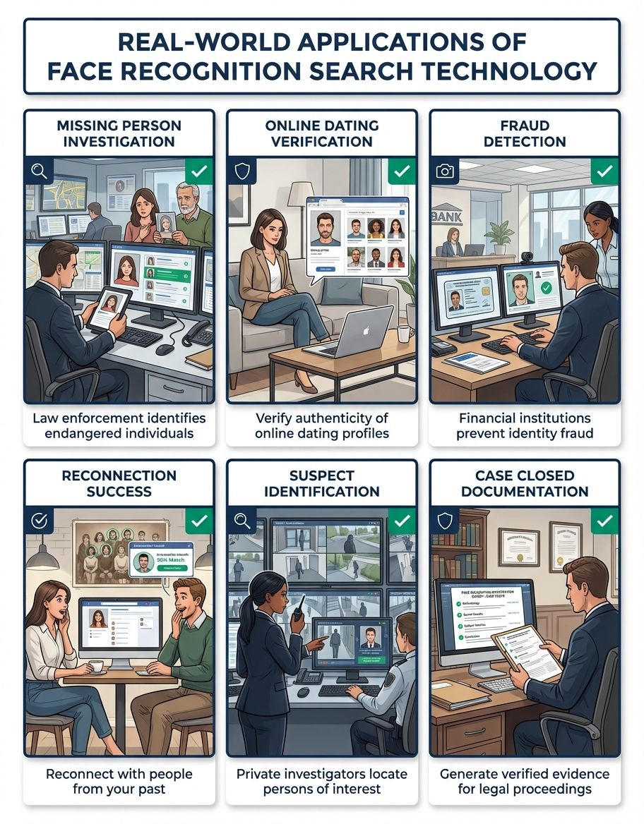 face recognition search - use case example