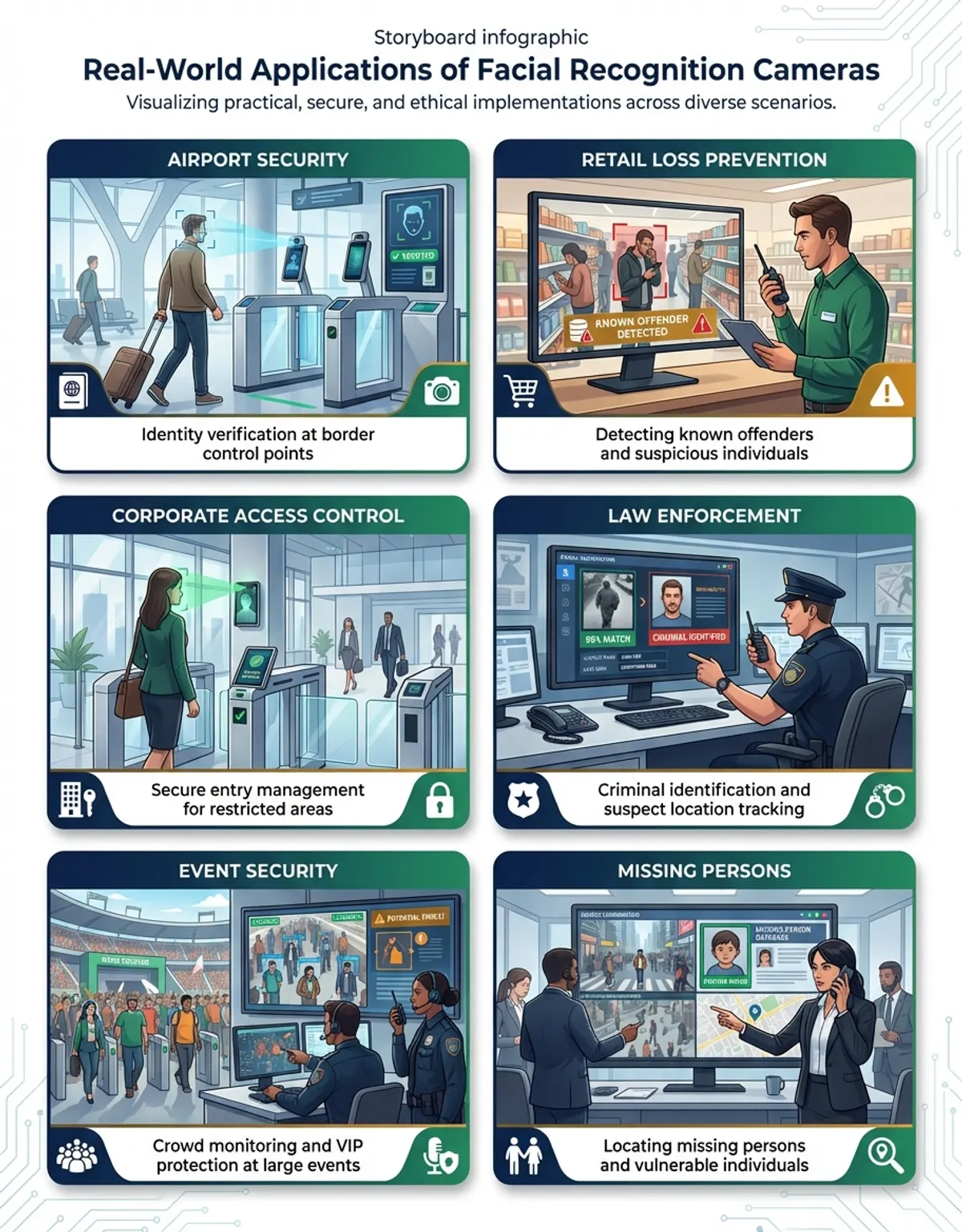 Home security facial recognition use case