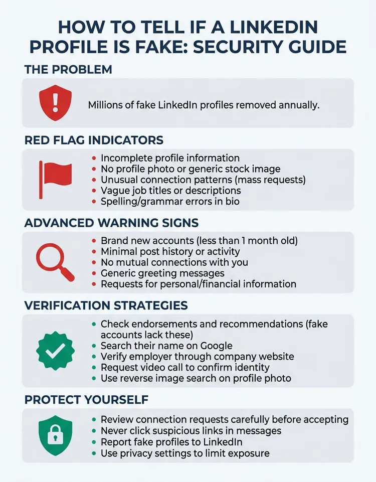 How to Tell If a LinkedIn Profile Is Fake: Security Guide to Spot Scams