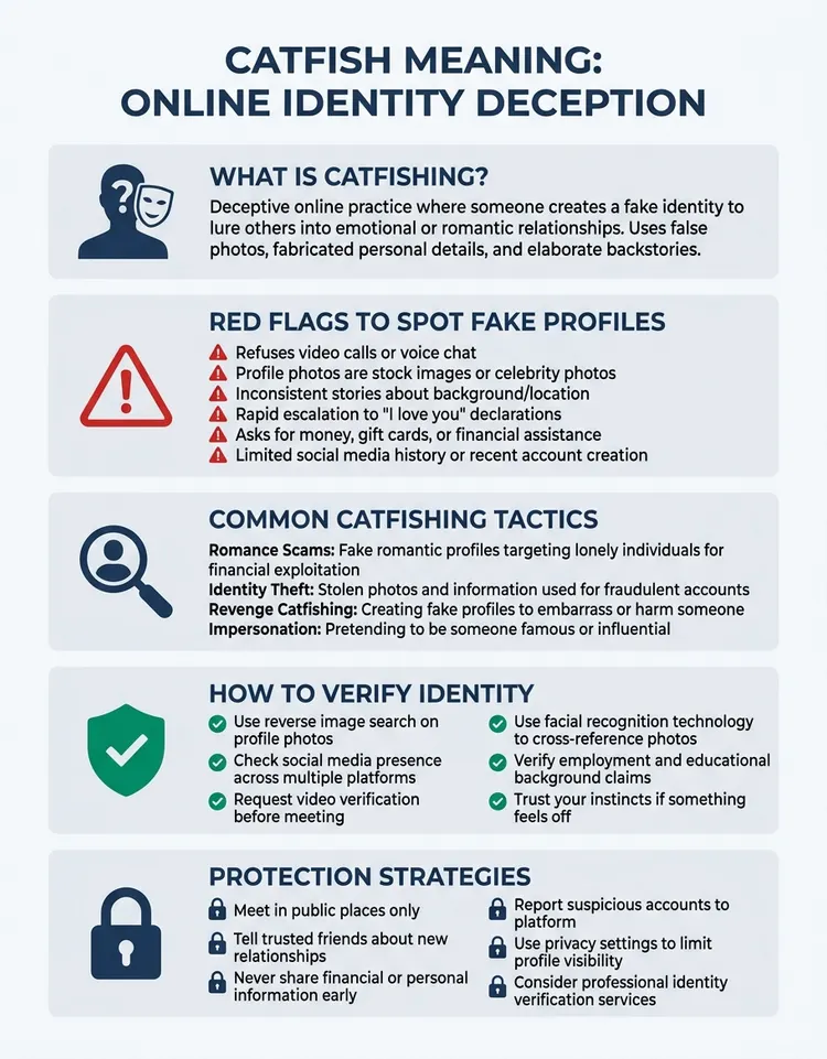 Catfish Meaning: Online Identity Deception and How to Spot Fake Profiles