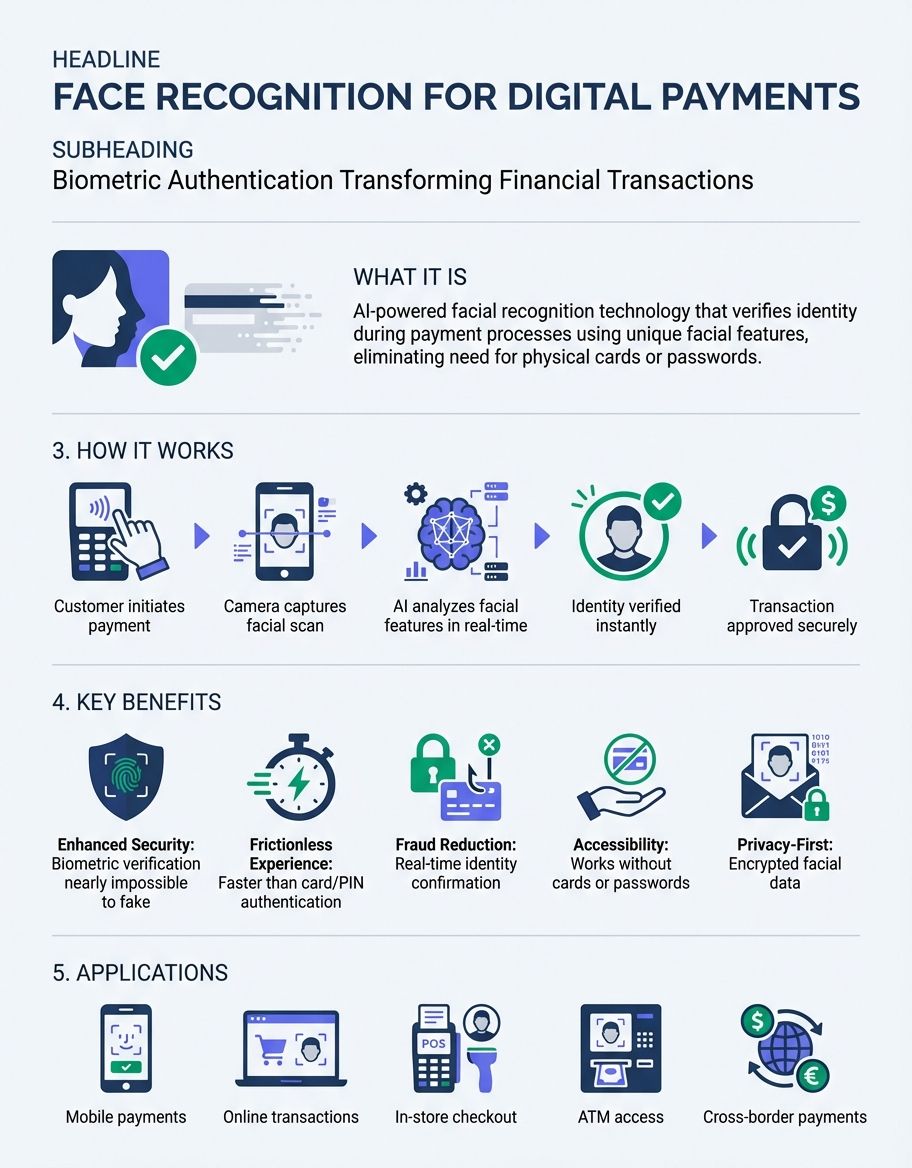 face recognition for digital payments - biometric payment security