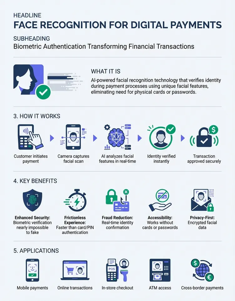 Face Recognition for Digital Payments: Biometric Security Guide
