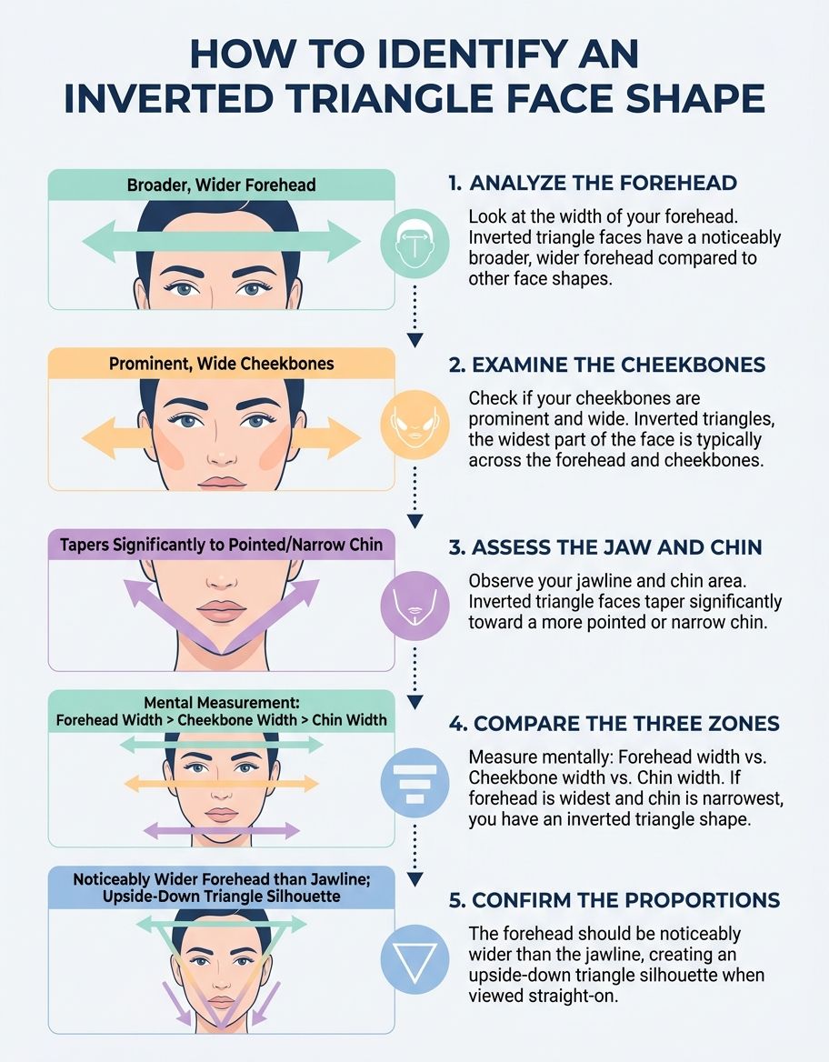 Makeup contouring techniques for inverted triangle face shape — softening the forehead and brightening the jaw