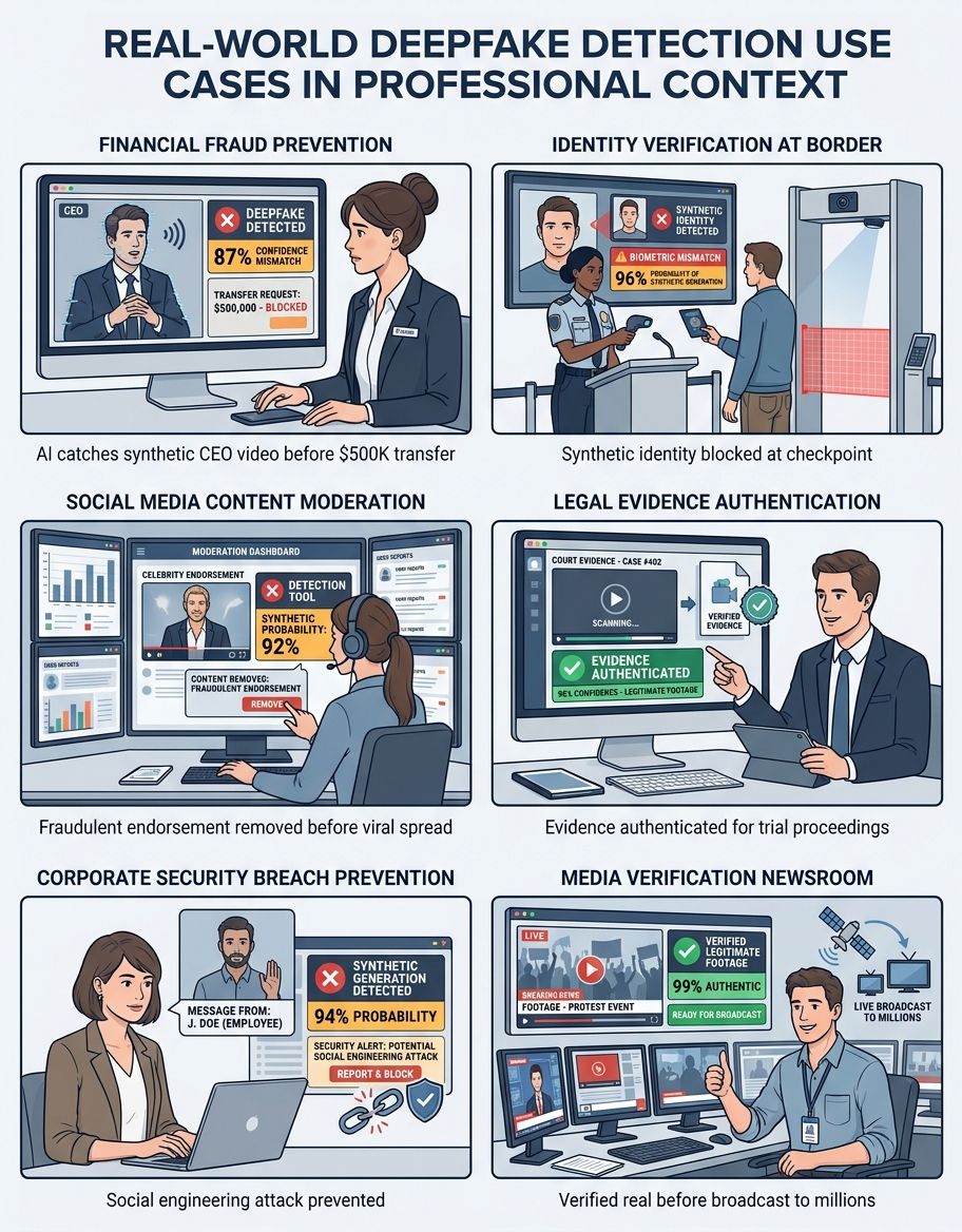 Real-world applications of deepfake technology in various industries and use cases