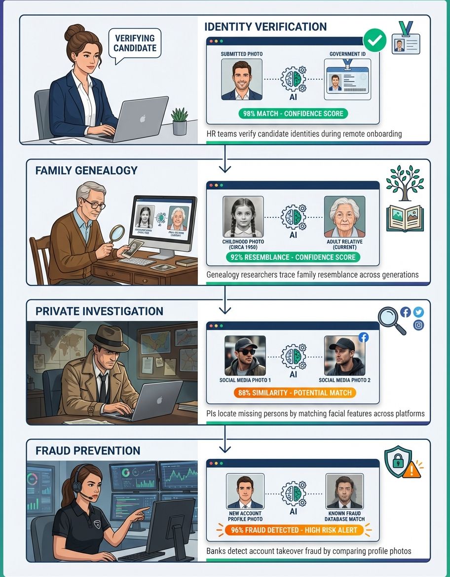 compare two faces online free - use cases and practical applications
