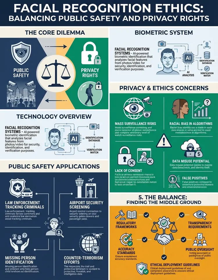 Facial Recognition Ethics: Public Safety and Data Protection
