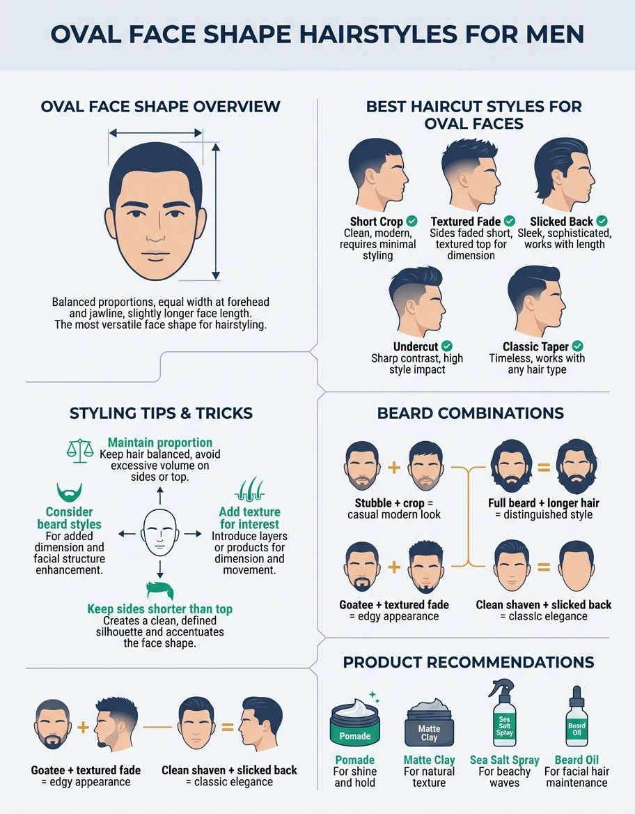 Oval face shape hairstyles for men — hero guide to best cuts and fades