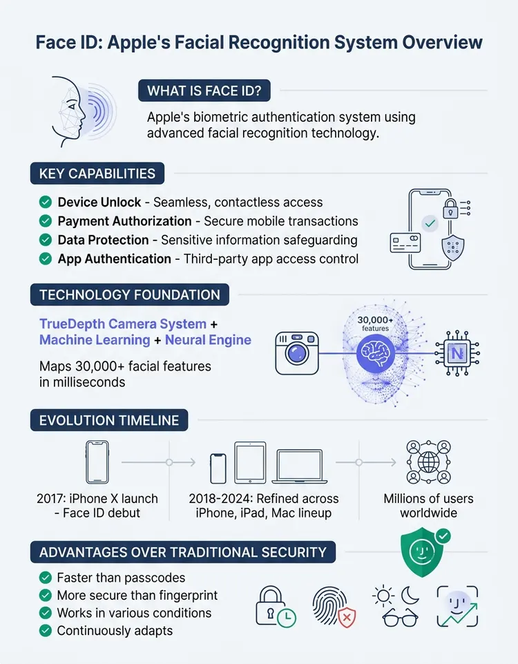 Face ID: Apple's Biometric Authentication Explained