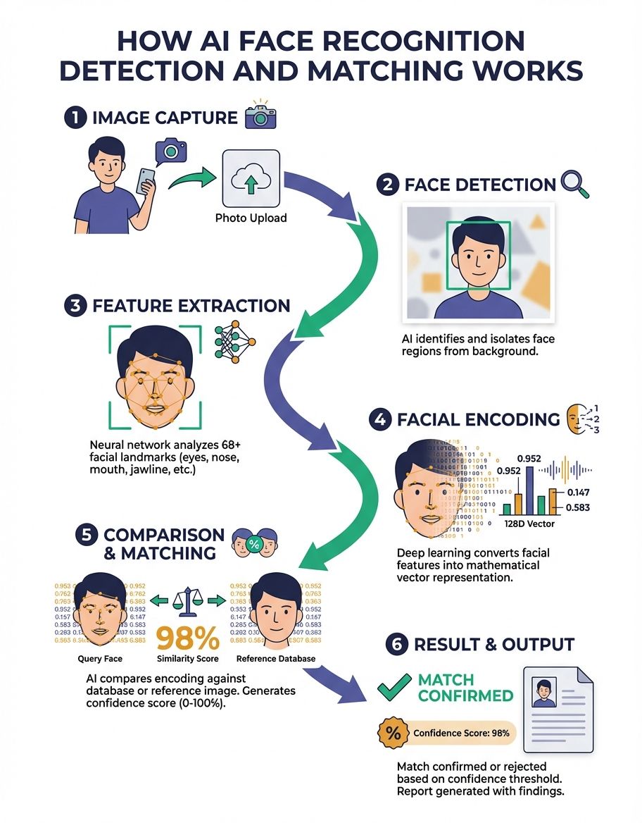 Facecheck platform demonstration and interface