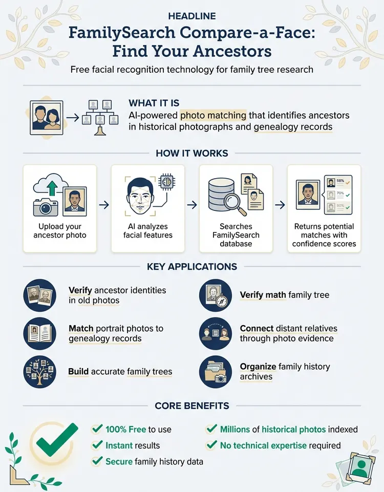 Family Search Compare a Face: Photo Matching for Genealogy