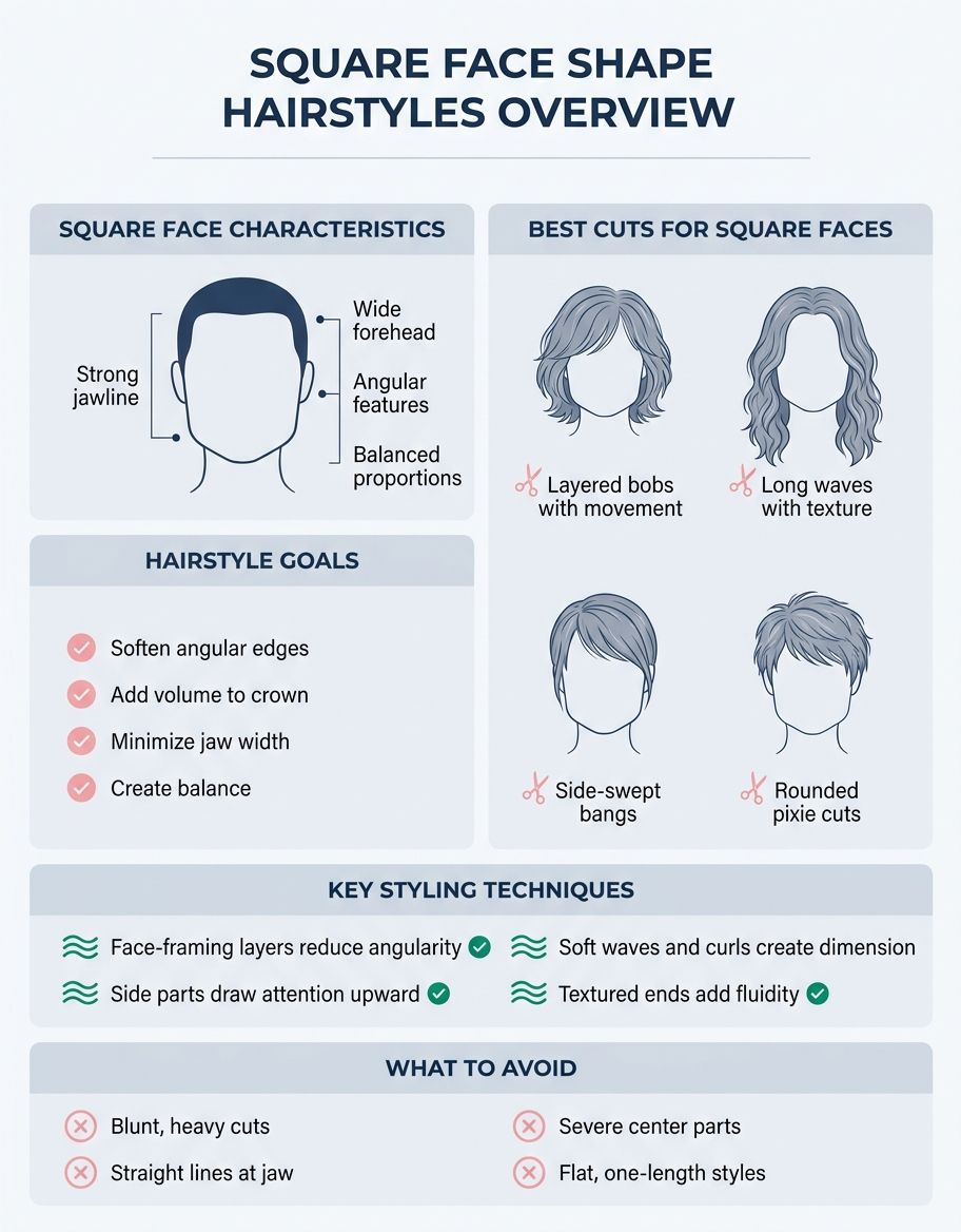 square face shape hairstyles - hero image