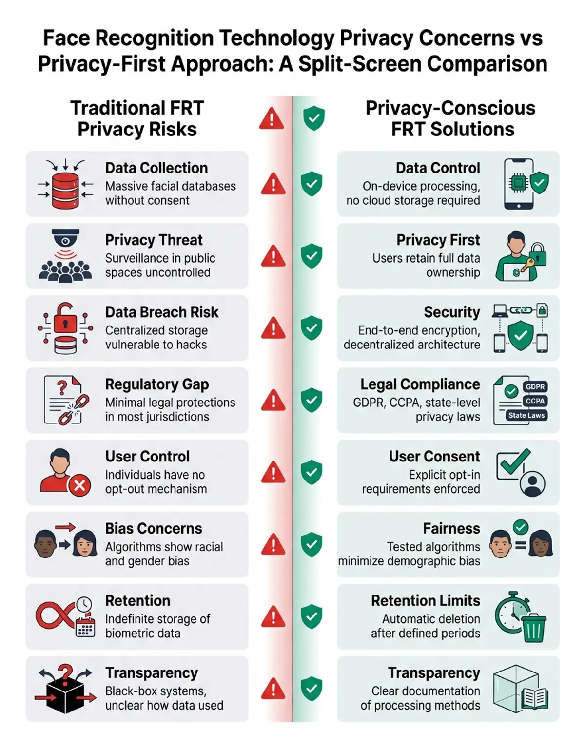 Face Recognition and Privacy Concerns - Biometric Data Collection Privacy Concerns