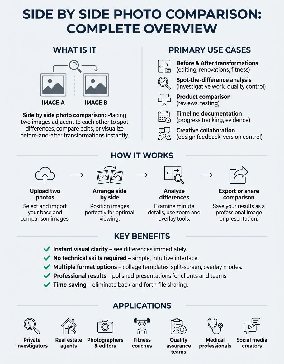 side by side photo comparison - complete guide to comparing photos