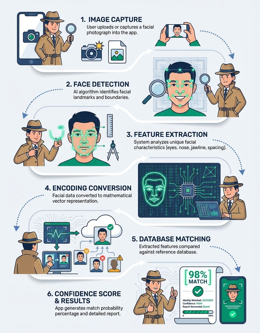 best facial recognition app - Technology Process
