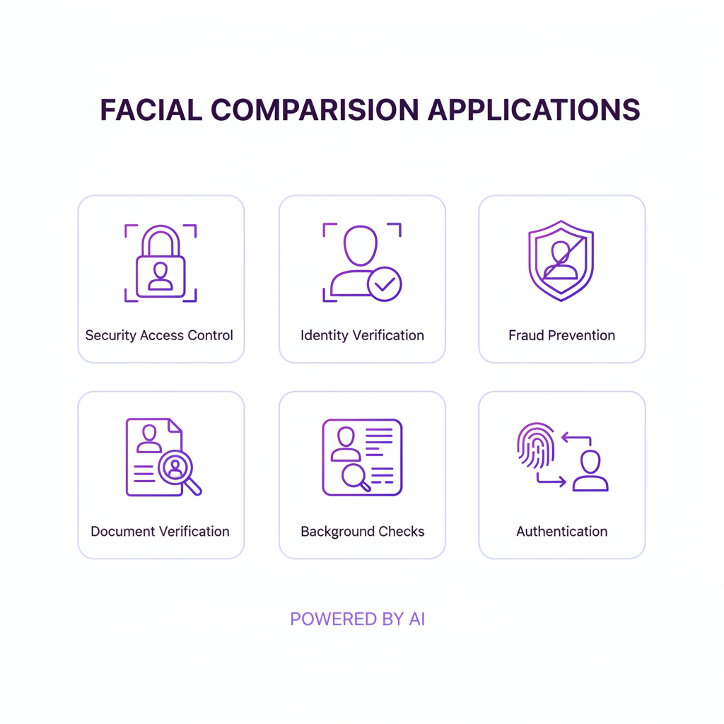 facial comparison applications including security access and identity verification