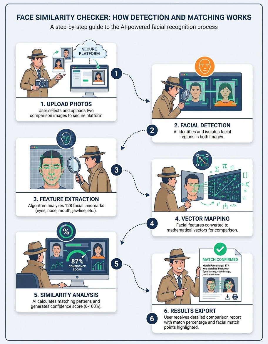 face similarity checker - Photo Upload Process