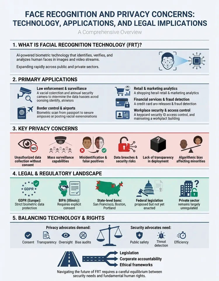 Face Recognition and Privacy Concerns: FRT Law and Rights