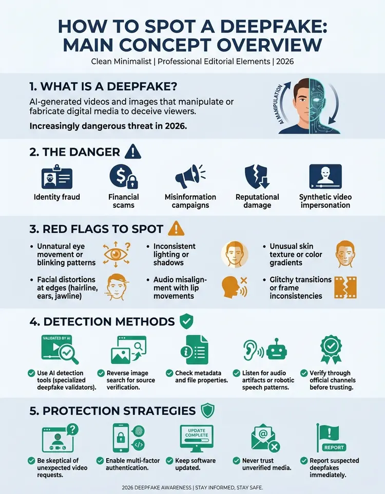 How to Spot Deepfakes: Complete Guide to Detect Deepfake Videos and Media