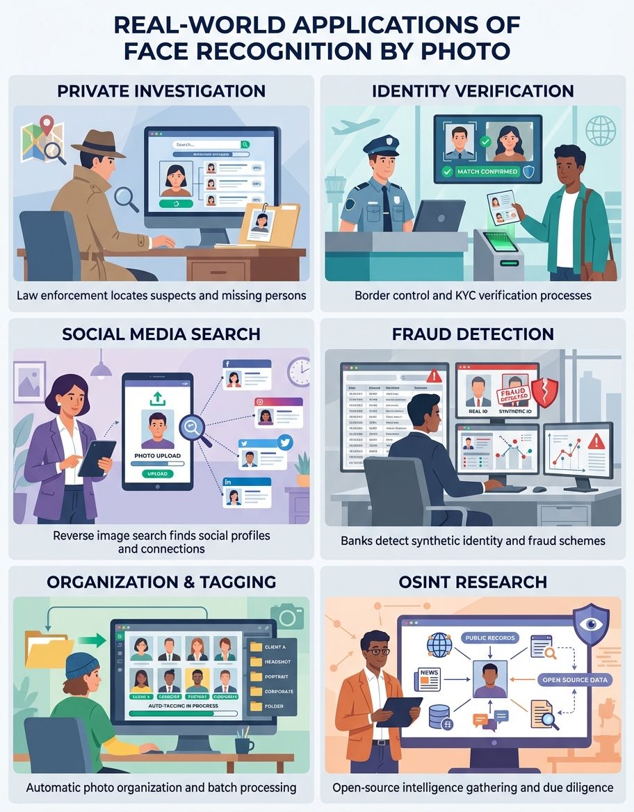 face recognition by photo - practical applications