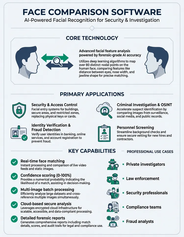 Face Comparison Software: Professional Solutions for Security and Investigation