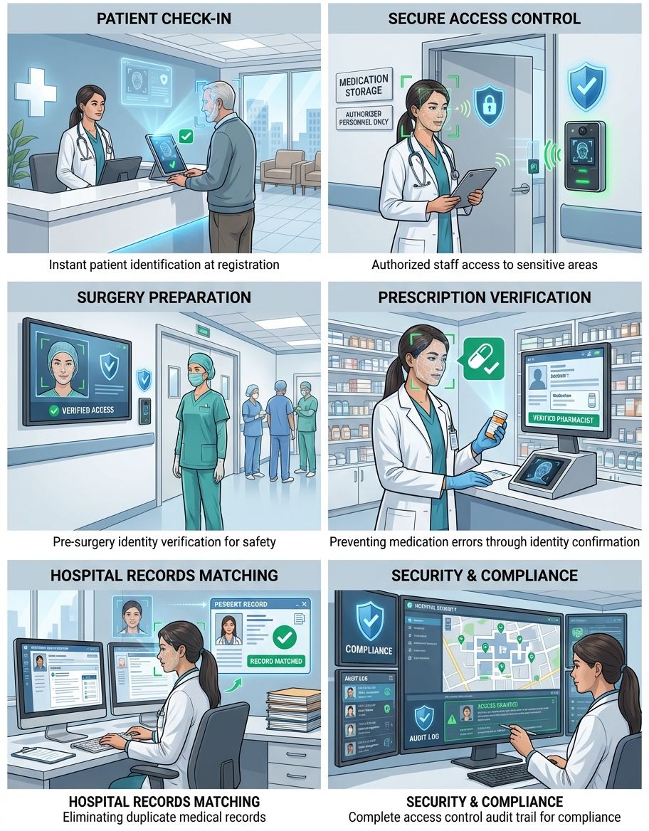 Face recognition in healthcare applications - Best practices and compliance framework