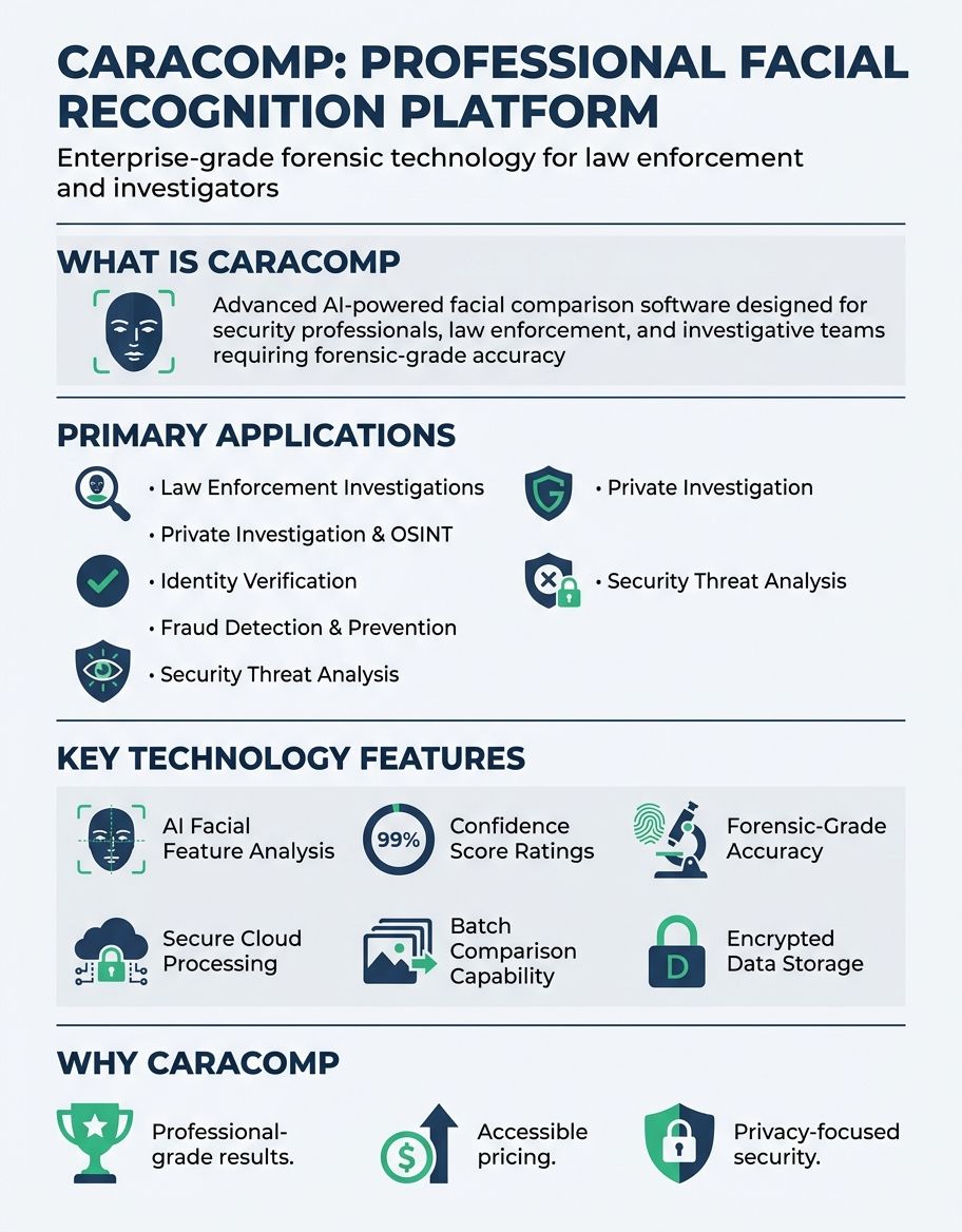what is caracomp - Professional facial recognition platform hero