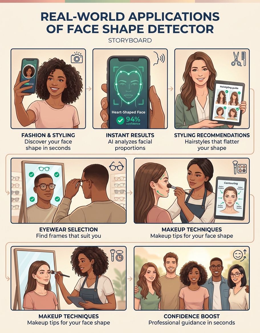 Face shape FAQ guide answering common questions about AI face shape detection and accuracy