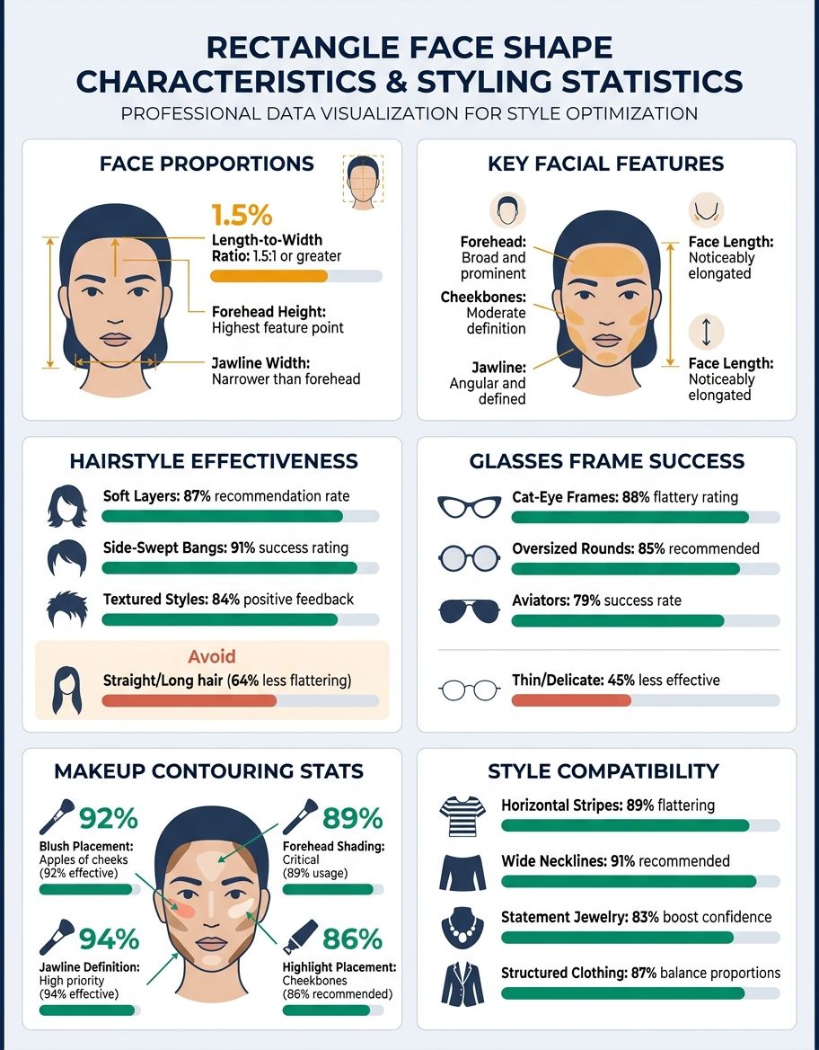 Best hairstyles for rectangular face shapes — curls, waves, and layers